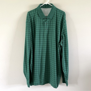 Lands End Men’s Polo Shirt‎ Size 3XL Tall Traditional Fit Green Like New